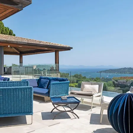 Somptueuse Vue Sur Mer Avec Piscine * Saint-Tropez